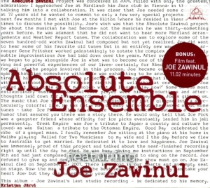 Joe Zawinul - Absolute Zawinul in the group CD / Jazz at Bengans Skivbutik AB (3933847)