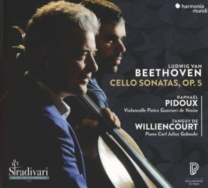 Raphael Pidoux - Beethoven Cello Sonatas Op. 5 in the group CD / Klassiskt,Övrigt at Bengans Skivbutik AB (3995057)