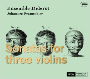 Ensemble Diderot - Sonatas For Three Violins in the group CD / Klassiskt,Övrigt at Bengans Skivbutik AB (3996910)