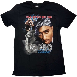 Tupac - All Eyez Homage Uni Bl T-Shirt in the group MERCHANDISE / T-shirt / Nyheter / Hip Hop-Rap at Bengans Skivbutik AB (4018943r)