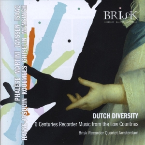 Brisk Recorder Quartet - Dutch Diversity in the group CD / Klassiskt,Övrigt at Bengans Skivbutik AB (4046148)