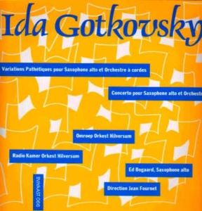 Ida Gotkovsky - Variations Pathetiques Pour Saxophone in the group VINYL / Klassiskt,Övrigt at Bengans Skivbutik AB (4046624)