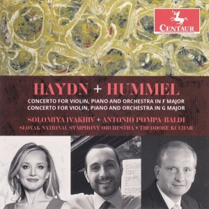 Solomiya Ivakhiv - Haydn And Hummel Concertos For Violin, Piano And O in the group CD / Klassiskt,Övrigt at Bengans Skivbutik AB (4048920)