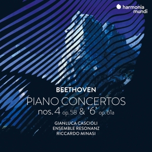 Cascialo Gianluca / Ensemble Resonanz / Minasi - Beethoven Piano Concertos Nos.4 Op.58 & 6 Op.61A in the group CD / Klassiskt,Övrigt at Bengans Skivbutik AB (4073061)