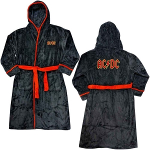 Ac/Dc - Logo Uni Bl Bath Robe: S in the group MERCH / Minsishops-merch / Ac/Dc at Bengans Skivbutik AB (4073833r)