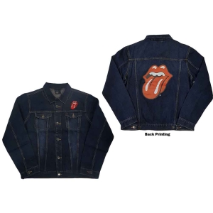 Rolling Stones - Classic Tongue Uni Denim Jacket:  in the group MERCHANDISE / Merch / Pop-Rock at Bengans Skivbutik AB (4073855r)