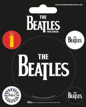 Beatles - The Beatles (Black) Vinyl Sticker Pack in the group OTHER / MK Test 7 at Bengans Skivbutik AB (4088257)