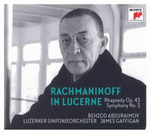 Abduraimov Behzod & Luzerner Sinfonieorchester - Rachmaninoff In Lucerne - Rhapsody On A Theme Of Paganini, Symphony No. 3 in the group CD / Klassiskt,Övrigt at Bengans Skivbutik AB (4088533)