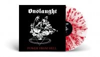 Onslaught - Power From Hell (White/Red Splatter in the group VINYL / Hårdrock at Bengans Skivbutik AB (4133804)