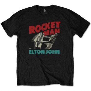 Elton John - Unisex T-Shirt: Rocketman Piano in the group OTHER / MK Test 5 at Bengans Skivbutik AB (4141090r)