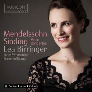 Lea Birringer - Sinding Mendelssohn Violin Concertos in the group CD / Klassiskt,Övrigt at Bengans Skivbutik AB (4147078)