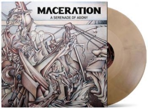 Maceration - A Serenade Of Agony (Gold/Black Vin in the group VINYL / Dansk Musik,Hårdrock at Bengans Skivbutik AB (4147826)