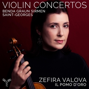 Zefira Valova - Violin Concertos: Benda/Graun/Sirmen/Saint-Georges in the group CD / Klassiskt,Övrigt at Bengans Skivbutik AB (4162678)