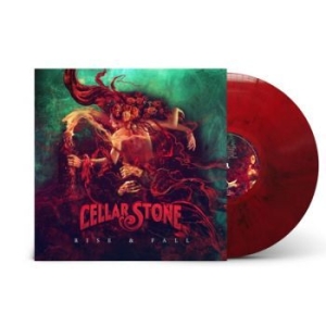 Cellar Stone - Rise & Fall (Ltd.Rose Red/Black Mar in the group VINYL / Hårdrock at Bengans Skivbutik AB (4167184)