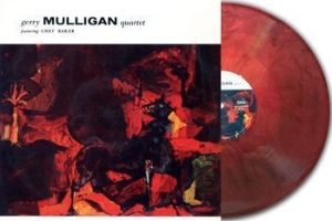 Mulligan Gerry Quartet - Featuring Chet Baket (Marble Red) in the group VINYL / Jazz at Bengans Skivbutik AB (4183165)