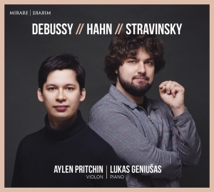 Aylen Pritchin - Debussy/Hahn/Stravinsky: Works For Violin & Piano in the group CD / Klassiskt,Övrigt at Bengans Skivbutik AB (4186521)