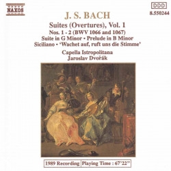 Bach Johann Sebastian - Suites Overtures Vol. 1 in the group OUR PICKS / Christmas gift tip CD at Bengans Skivbutik AB (4189776)