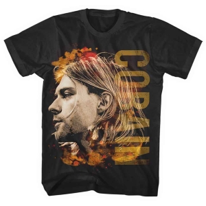 Kurt Cobain - Unisex T-Shirt: Coloured Side View in the group CDON - Exporterade Artiklar_Manuellt / T-shirts_CDON_Exporterade at Bengans Skivbutik AB (4212516r)