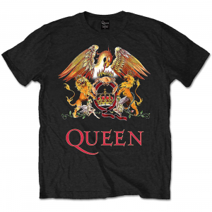 Queen - Unisex T-Shirt: Classic Crest in the group OTHER / MK Test 5 at Bengans Skivbutik AB (4213280r)