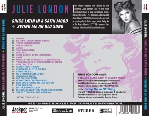 Julie London - Sings Latin In A Satin Mood + Swing Me An Old Song in the group CD / Jazz at Bengans Skivbutik AB (4219776)