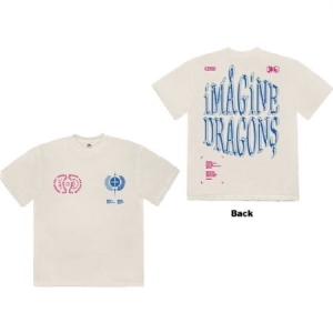 Imagine Dragons - Imagine Dragons Unisex T-Shirt: Lyrics (Back Print) in the group OTHER / MK Test 5 at Bengans Skivbutik AB (4229526r)