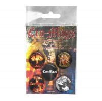 Cro-Mags - Button Badge Set in the group MERCHANDISE / Merch / Pop-Rock at Bengans Skivbutik AB (4231092)