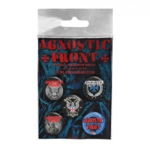 Agnostic Front - Button Badge Set in the group OTHER / MK Test 7 at Bengans Skivbutik AB (4231135)