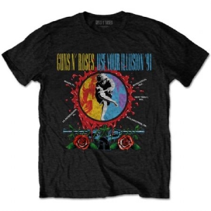 Guns N' Roses - Guns N' Roses Unisex T-Shirt: Use Your Illusion Circle Splat in the group OTHER / MK Test 5 at Bengans Skivbutik AB (4235294r)
