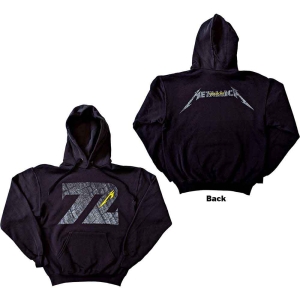 Metallica - 74 Seasons Charred Logo Bl Hoodie in the group MERCHANDISE / Hoodies / Hårdrock at Bengans Skivbutik AB (4236907)