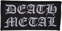 Death Metal - Patch Death Metal (4,8 X 9,9 Cm) in the group MERCHANDISE / Merch / Hårdrock at Bengans Skivbutik AB (4238926)