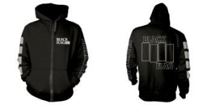 Black Flag - Zip-Hood -  Logo (M) in the group MERCHANDISE / Hoodies / Punk at Bengans Skivbutik AB (4240953)