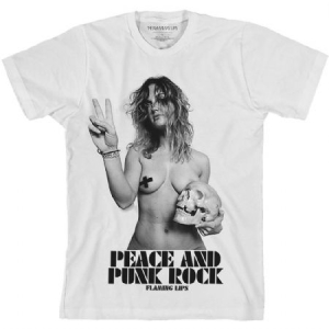 The Flaming Lips - Unisex T-Shirt: Peace & Punk Rock Girl in the group OTHER / MK Test 5 at Bengans Skivbutik AB (4243582r)