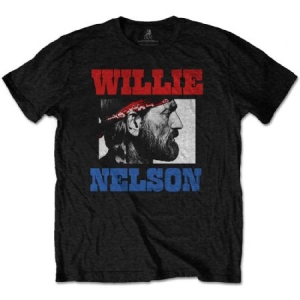 Willie Nelson - Unisex T-Shirt: Stare in the group Minishops / Willie Nelson at Bengans Skivbutik AB (4243681)