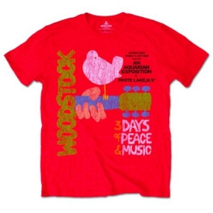Woodstock Unisex T-Shirt: Classic Vintage Poster in the group OTHER / MK Test 5 at Bengans Skivbutik AB (4243684r)