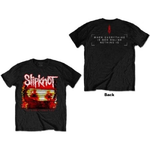 Slipknot - Slipknot Unisex T-Shirt: Chapeltown Rag Glitch (Back Print) in the group OTHER / MK Test 5 at Bengans Skivbutik AB (4247596r)