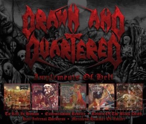 Drawn And Quartered - Implements Of Hell (5 Cd Box) in the group CD / Hårdrock at Bengans Skivbutik AB (4256064)