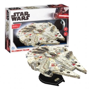 STAR WARS - Star Wars Millennium Falcon (216Pc) 3D Jigsaw Puzzle in the group OTHER / MK Test 7 at Bengans Skivbutik AB (4264584)