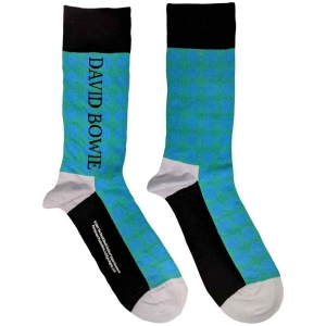 David Bowie - Circles Pattern Uni Blue Socks (Eu 40-45 in the group MERCHANDISE / Merch / Pop-Rock at Bengans Skivbutik AB (4267745)