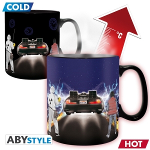 Back to the future - Heat change mug 460 ml in the group MERCHANDISE / Merch / Film-Musikal at Bengans Skivbutik AB (4278037)