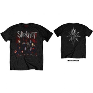 Slipknot - Slipknot Unisex T-Shirt: WANYK Group Photo (Back Print) in the group OTHER / MK Test 5 at Bengans Skivbutik AB (4281876r)