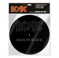 Ac/Dc - Slipmat Back In Black in the group MERCH / Minsishops-merch / Ac/Dc at Bengans Skivbutik AB (4290646)