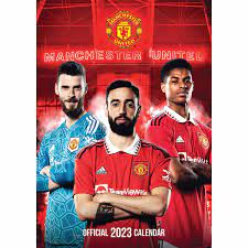 Manchester United FC - Manchester United FC 2023 Calendar A3, O in the group OTHER / MK Test 7 at Bengans Skivbutik AB (4291510)