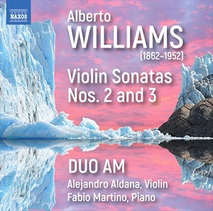 Williams Alberto - Violin Sonatas Nos. 2 & 3 in the group OUR PICKS / Christmas gift tip CD at Bengans Skivbutik AB (4301880)