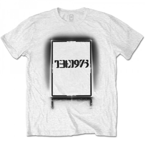 The 1975 - Black Tour (Small) Unisex White T-Shirt in the group OTHER / MK Test 6 at Bengans Skivbutik AB (4302845)