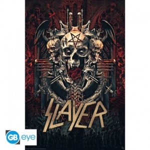 SLAYER - Skullagramm Poster 91,5x61 in the group MERCHANDISE / Merch / Hårdrock at Bengans Skivbutik AB (4307457)