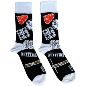 The Beatles - Icons Uni Bl Socks (Eu 40-45) in the group MERCHANDISE / Merch / Pop-Rock at Bengans Skivbutik AB (4314441)