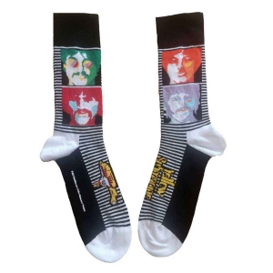 The Beatles - Sea Of..Faces Colour Bl Socks (Eu 40-45) in the group MERCHANDISE / Merch / Pop-Rock at Bengans Skivbutik AB (4314449)