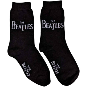 The Beatles - Drop T Logo Hor..Lady Bl Socks (Eu 37-41 in the group MERCHANDISE / Merch / Pop-Rock at Bengans Skivbutik AB (4359309)