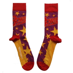 David Bowie - Stars Infill Uni Purp Socks (Eu 40-45) in the group MERCHANDISE / Merch / Pop-Rock at Bengans Skivbutik AB (4399088)