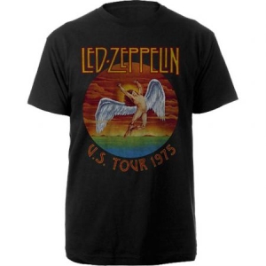 Led Zeppelin - Unisex T-Shirt: USA Tour '75. (Large) in the group OTHER / MK Test 6 at Bengans Skivbutik AB (4400999)